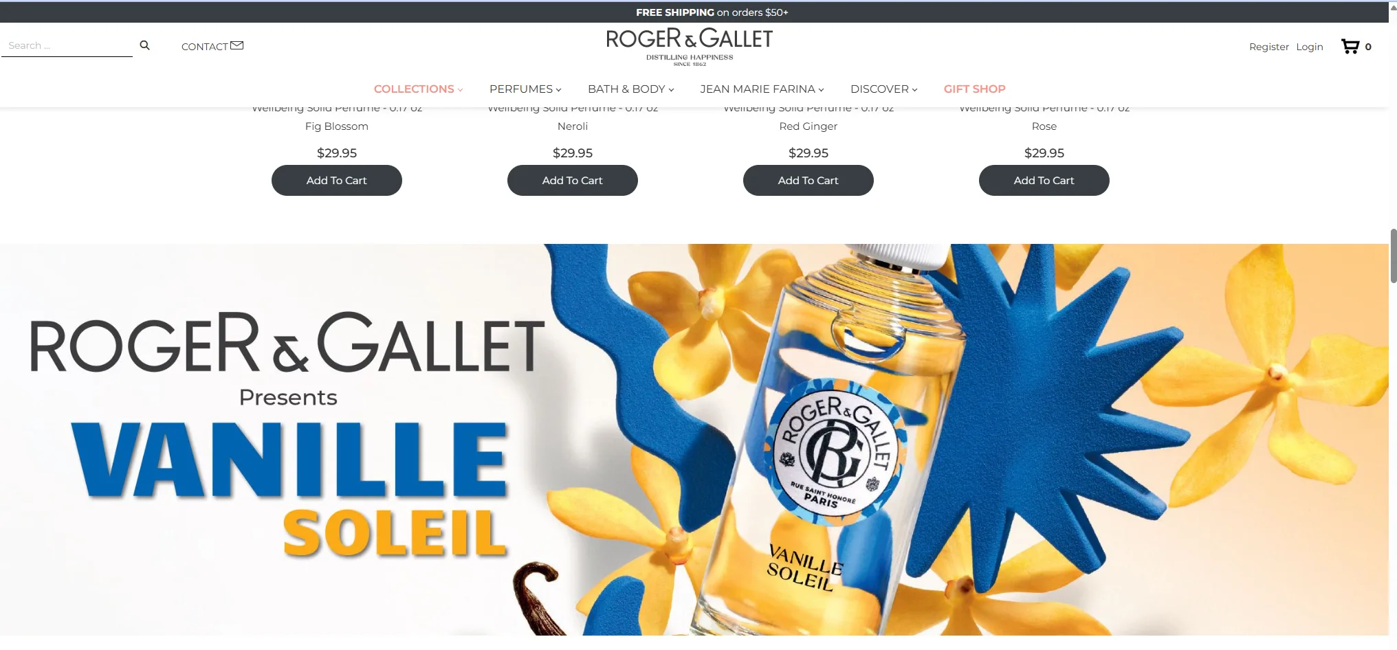 Roger & Gallet USA soleil