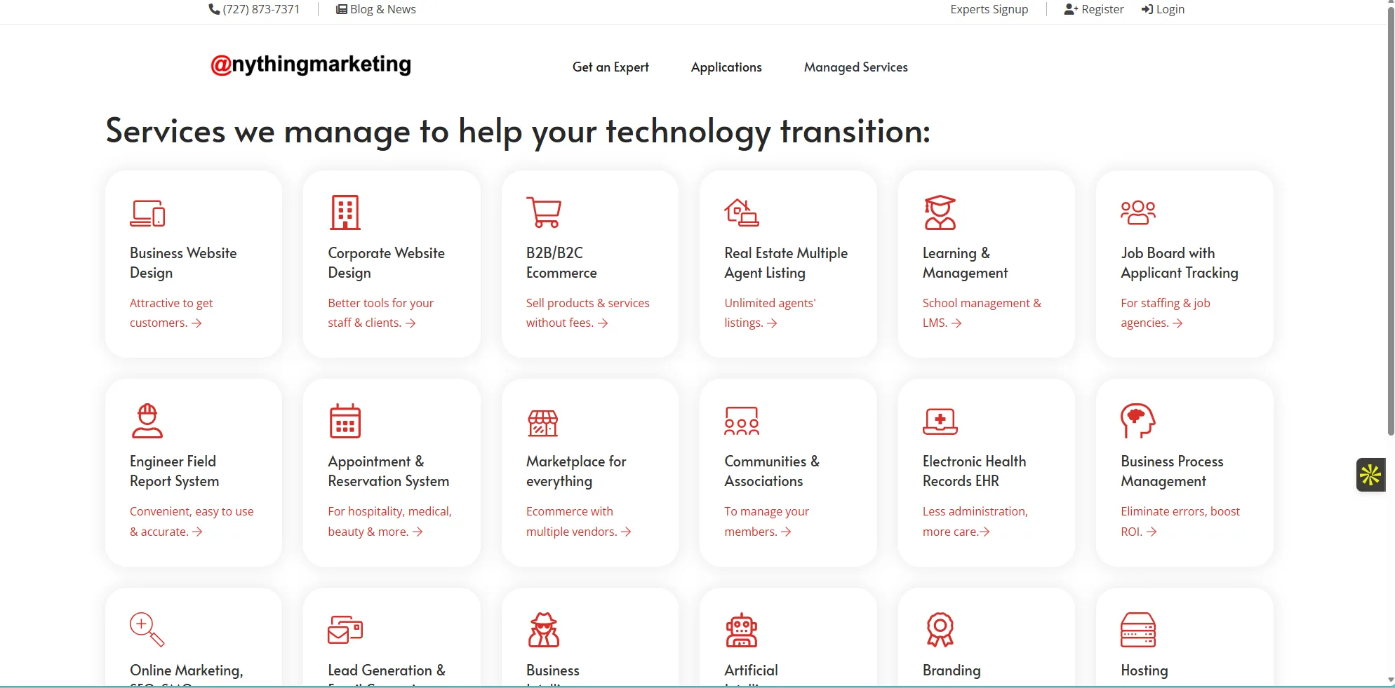 Anything Marketing services tools