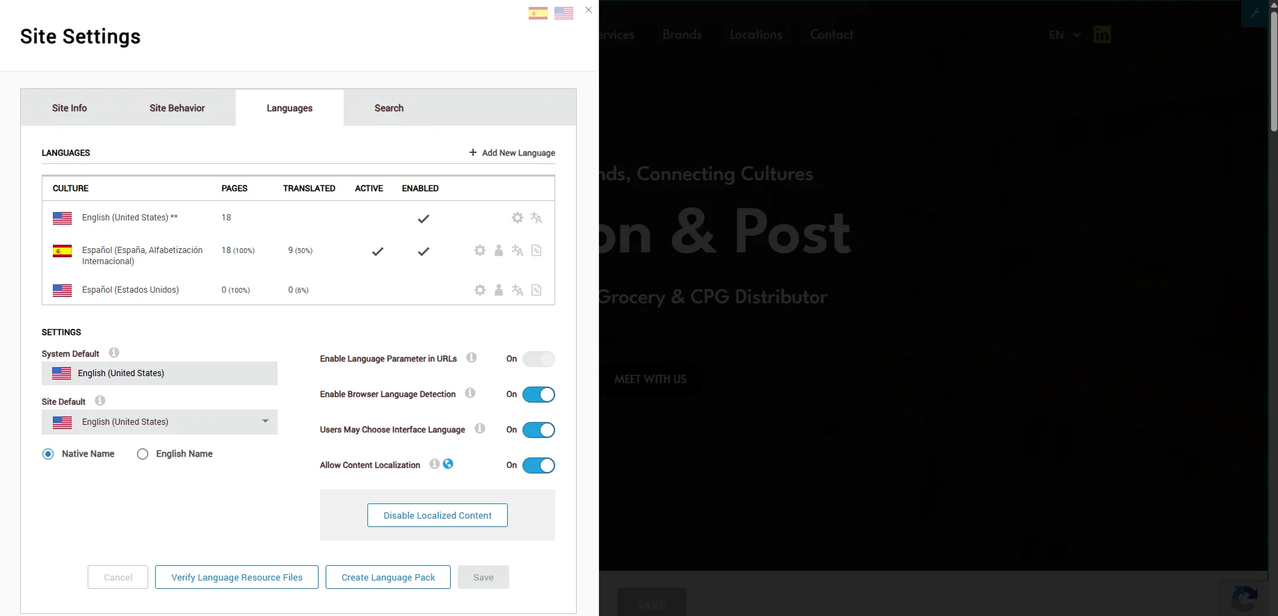 Walton & Post - Multinational Grocery & CPG Distributor WP ContentLocalization
